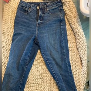 Old Navy Extra High Rise O.G. Straight Jeans size 4 TALL